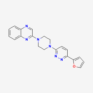 2-[4-[6-(Furan-2-yl)pyridazin-3-yl]piperazin-1-yl]quinoxaline