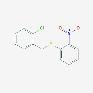 molecular formula C13H10ClNO2S B2533909 2-Chlorobenzyl 2-nitrophenyl sulfide CAS No. 866132-54-9