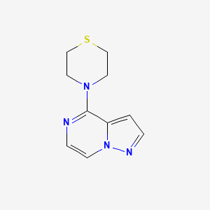 4-(Pyrazolo[1,5-a]pyrazin-4-yl)thiomorpholine