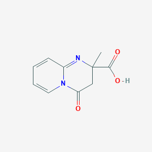 molecular formula C10H10N2O3 B2533961 2-Methyl-4-oxo-3,4-dihydro-2H-pyrido[1,2-a]pyrimidine-2-carboxylic acid CAS No. 339335-11-4