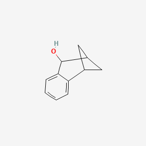 molecular formula C11H12O B2533967 tricyclo[7.1.1.0,2,7]undeca-2,4,6-trien-8-ol CAS No. 81569-16-6