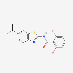 2,6-difluoro-N-(6-isopropylbenzo[d]thiazol-2-yl)benzamide