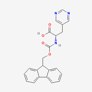 (2S)-2-(9H-Fluoren-9-ylmethoxycarbonylamino)-3-pyrimidin-5-ylpropanoic acid