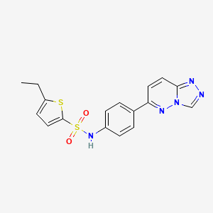 5-ethyl-N-(4-{[1,2,4]triazolo[4,3-b]pyridazin-6-yl}phenyl)thiophene-2-sulfonamide