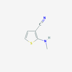 molecular formula C6H6N2S B2534042 2-(Methylamino)thiophene-3-carbonitrile CAS No. 860648-75-5