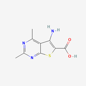5-Amino-2,4-dimethylthieno[2,3-d]pyrimidine-6-carboxylic acid