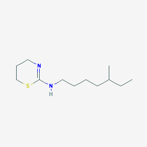 molecular formula C12H24N2S B2534060 N-(5-methylheptyl)-5,6-dihydro-4H-1,3-thiazin-2-amine CAS No. 379729-44-9