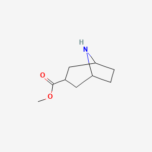 molecular formula C9H15NO2 B2534062 Methyl 8-azabicyclo[3.2.1]octane-3-carboxylate CAS No. 690952-61-5