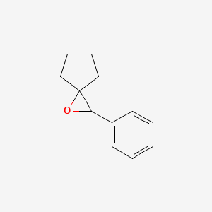 molecular formula C12H14O B2534083 2-Phenyl-1-oxaspiro[2.4]heptane CAS No. 681260-64-0