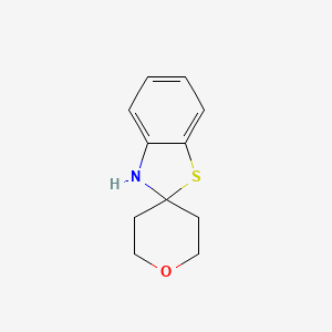 3H-spiro[1,3-benzothiazole-2,4'-oxane]