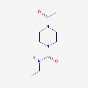 molecular formula C9H17N3O2 B2534133 4-acetyl-N-ethylpiperazine-1-carboxamide CAS No. 887577-54-0