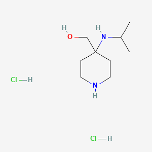 {4-[(Propan-2-yl)amino]piperidin-4-yl}methanol dihydrochloride