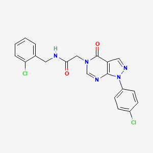 N-(2-chlorobenzyl)-2-(1-(4-chlorophenyl)-4-oxo-1H-pyrazolo[3,4-d]pyrimidin-5(4H)-yl)acetamide