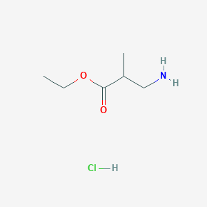 Ethyl 3-amino-2-methylpropanoate hydrochloride