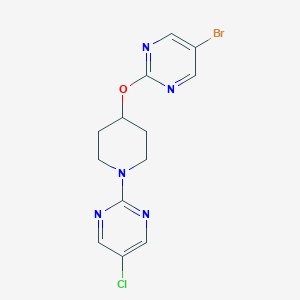 2-[4-(5-Bromopyrimidin-2-yl)oxypiperidin-1-yl]-5-chloropyrimidine