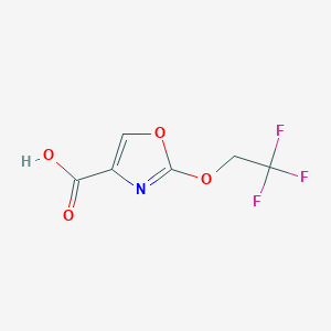 2-(2,2,2-Trifluoroethoxy)-1,3-oxazole-4-carboxylic acid
