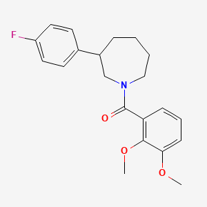 molecular formula C21H24FNO3 B2534406 (2,3-Dimethoxyphenyl)(3-(4-fluorophenyl)azepan-1-yl)methanone CAS No. 1798618-29-7
