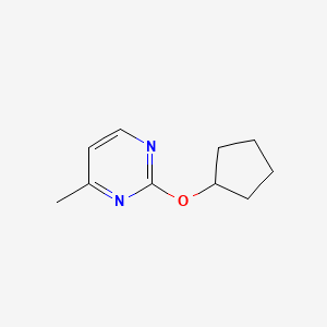 2-(Cyclopentyloxy)-4-methylpyrimidine