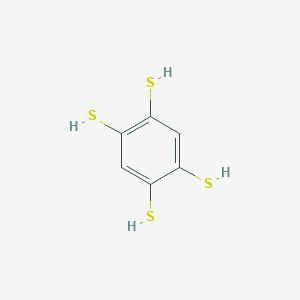 molecular formula C6H6S4 B025345 1,2,4,5-Benzenetetrathiol CAS No. 20133-21-5