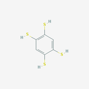 molecular formula C6H6S4 B025345 Benzene-1,2,4,5-tetrathiol CAS No. 20133-21-5