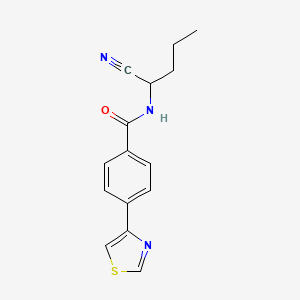 N-(1-cyanobutyl)-4-(1,3-thiazol-4-yl)benzamide
