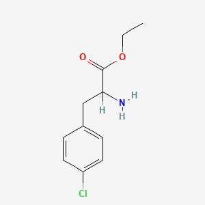 molecular formula C11H14ClNO2 B2534577 Ethyl 2-amino-3-(4-chlorophenyl)propanoate CAS No. 29622-19-3; 52031-05-7