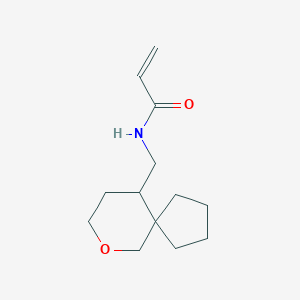 B2534594 N-(7-Oxaspiro[4.5]decan-10-ylmethyl)prop-2-enamide CAS No. 2361657-08-9