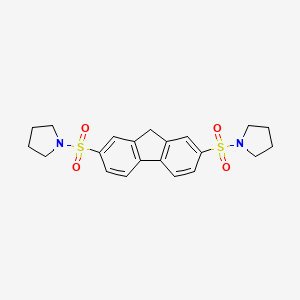 2,7-bis(pyrrolidin-1-ylsulfonyl)-9H-fluorene