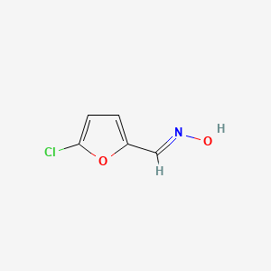 molecular formula C5H4ClNO2 B2534717 N-[(5-chlorofuran-2-yl)methylidene]hydroxylamine CAS No. 57784-59-5