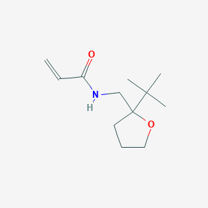 molecular formula C12H21NO2 B2534719 N-[(2-Tert-butyloxolan-2-yl)methyl]prop-2-enamide CAS No. 2305567-81-9
