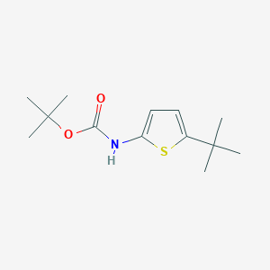 molecular formula C13H21NO2S B2534725 Tert-butyl (5-tert-butyl-2-thienyl)carbamate CAS No. 1227276-86-9
