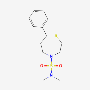 N,N-dimethyl-7-phenyl-1,4-thiazepane-4-sulfonamide