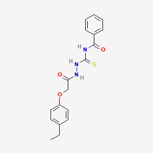1-(2-(4-Ethylphenoxy)acetyl)-4-benzoylthiosemicarbazide
