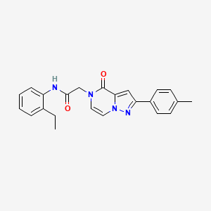 N-(2-ethylphenyl)-2-[2-(4-methylphenyl)-4-oxopyrazolo[1,5-a]pyrazin-5(4H)-yl]acetamide