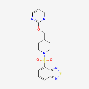 4-[4-(Pyrimidin-2-yloxymethyl)piperidin-1-yl]sulfonyl-2,1,3-benzothiadiazole