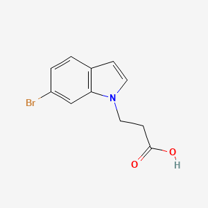 3-(6-bromo-1H-indol-1-yl)propanoic acid