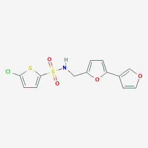 N-([2,3'-bifuran]-5-ylmethyl)-5-chlorothiophene-2-sulfonamide