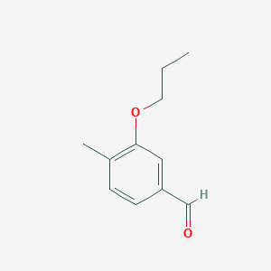 molecular formula C11H14O2 B2534944 4-Methyl-3-propoxybenzaldehyde CAS No. 532965-69-8
