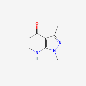 1,3-Dimethyl-6,7-dihydro-5H-pyrazolo[3,4-b]pyridin-4-one