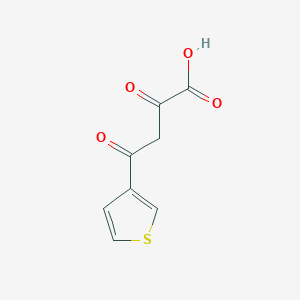 molecular formula C8H6O4S B2534982 2,4-Dioxo-4-(thiophen-3-yl)butanoic acid CAS No. 105356-56-7