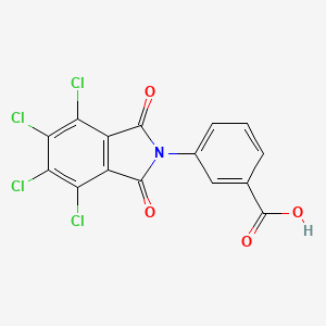 B2535512 3-(4,5,6,7-tetrachloro-1,3-dioxo-1,3-dihydro-2H-isoindol-2-yl)benzoic acid CAS No. 351998-37-3