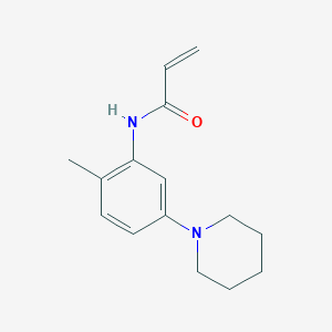 B2535691 N-(2-Methyl-5-piperidin-1-ylphenyl)prop-2-enamide CAS No. 2361656-01-9