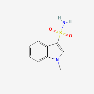 molecular formula C9H10N2O2S B2535700 1-methyl-1H-indole-3-sulfonamide CAS No. 1158209-13-2