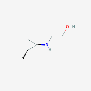 molecular formula C6H13NO B2535705 2-[[(1R,2R)-2-Methylcyclopropyl]amino]ethanol CAS No. 2281995-91-1
