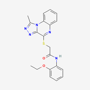 N-(2-ethoxyphenyl)-2-[(1-methyl[1,2,4]triazolo[4,3-a]quinoxalin-4-yl)thio]acetamide