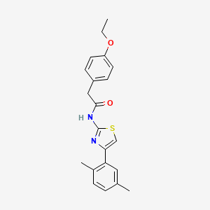 N-[4-(2,5-dimethylphenyl)-1,3-thiazol-2-yl]-2-(4-ethoxyphenyl)acetamide