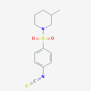 1-[(4-Isothiocyanatophenyl)sulfonyl]-3-methylpiperidine