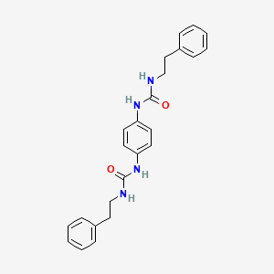 ((2-Phenylethyl)amino)-N-(4-(((2-phenylethyl)amino)carbonylamino)phenyl)formamide