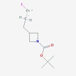 Tert-butyl 3-ethylazetidine-1-carboxylate;iodozinc(1+)