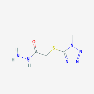 2-[(1-methyl-1H-tetrazol-5-yl)thio]acetohydrazide